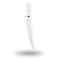 Satisfyer Wand-er Woman Blanco Cromo