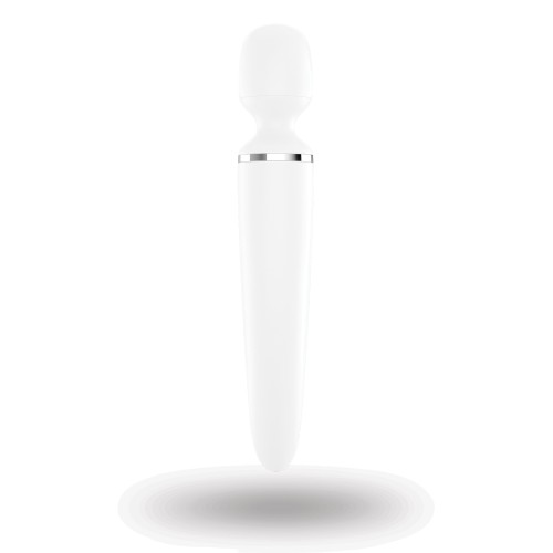 Satisfyer Wand-er Woman Blanco Cromo