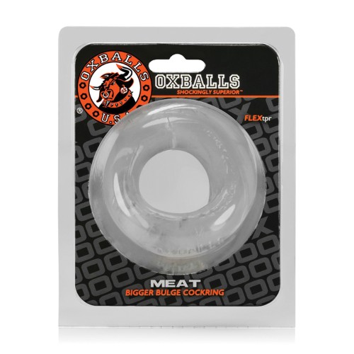 Oxballs Meat Padded Cock Ring - Clear