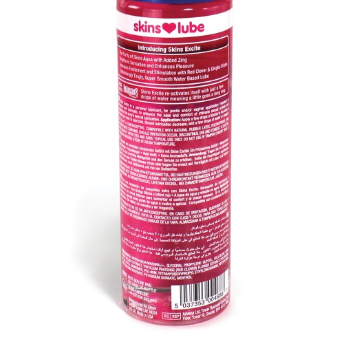 Lubricante a Base de Agua Skins Excite 4.4 oz