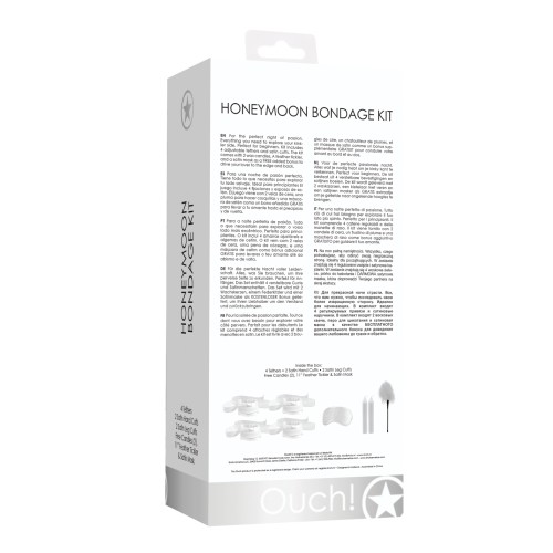 Shots Ouch Honeymoon Bondage Kit - Perfecto para Principiantes