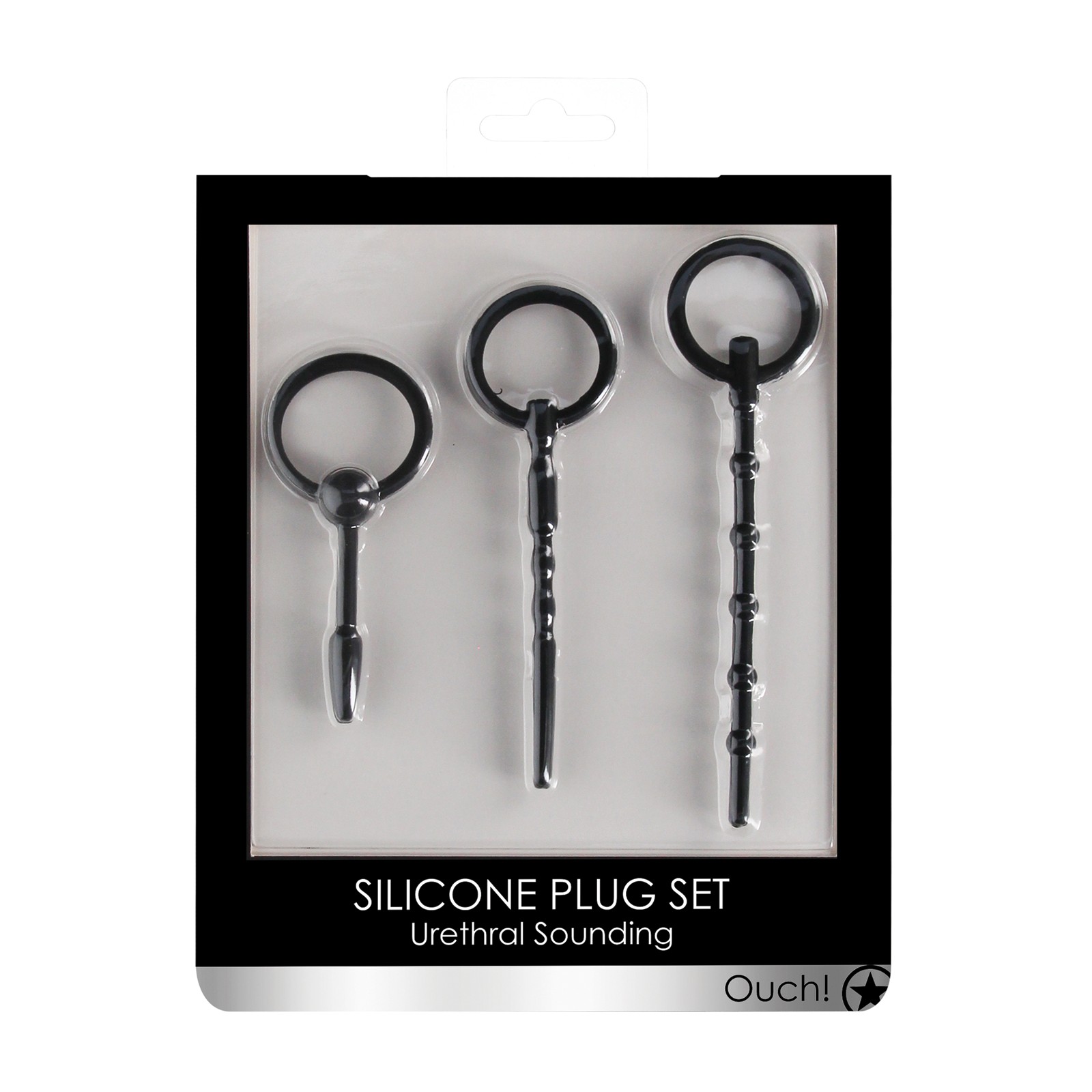 Shots Ouch Urethral Sounding Plug Set Black Online