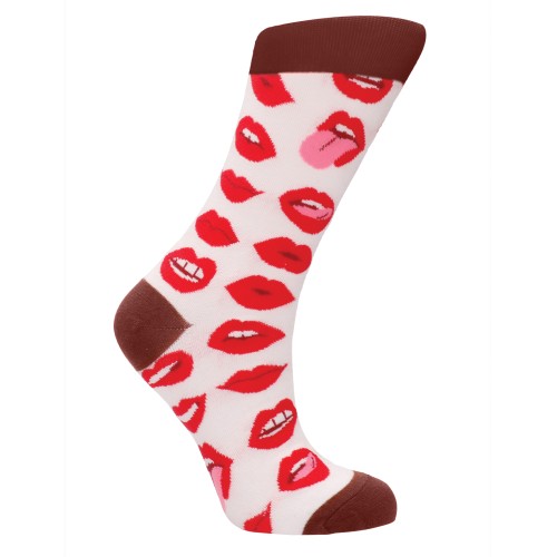 Socks Sexy Shots Amor de Labios para Mujeres