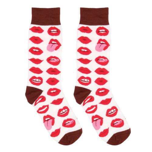 Socks Sexy Shots Amor de Labios para Mujeres