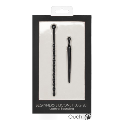 Shots Ouch Urethral Sounding Beginner Set Black