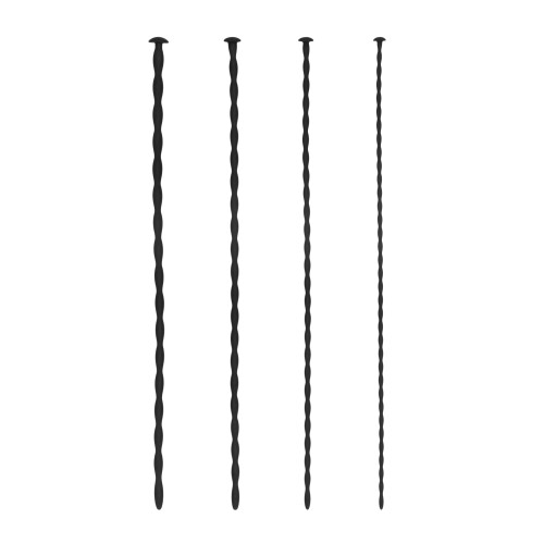 Shots Ouch Beginner Urethral Sounding Set - Black