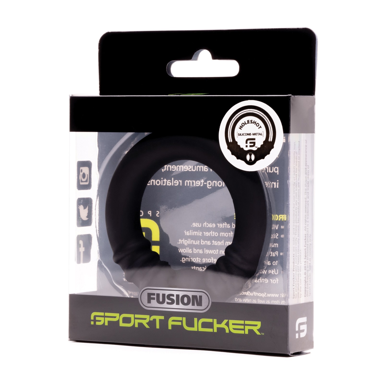 Anillo Sport Fucker Fusion Holeshot 42 mm Negro