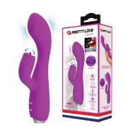 Pretty Love Gloria Licking Rabbit - Powerful Vibration in Fuchsia