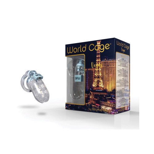 World Cage Vegas Male Chastity Kit - Medium