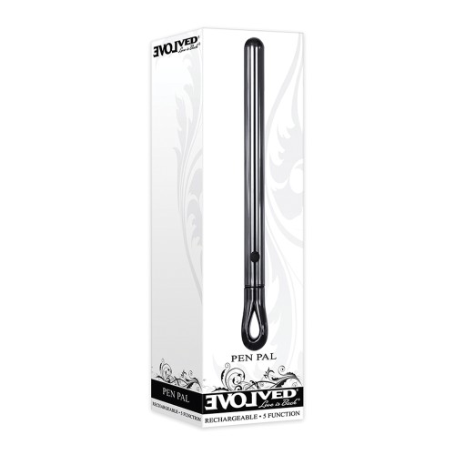 Evolved Pen Pal Vibrador Negro para Placer Discreto