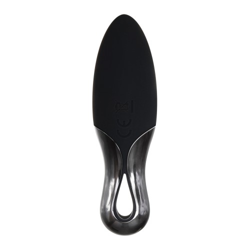 Evolved Teardrop Vibe Waterproof Black - Compact Pleasure