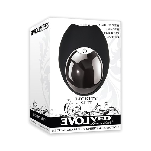 Evolved Lickity Slit Oral Massager Black