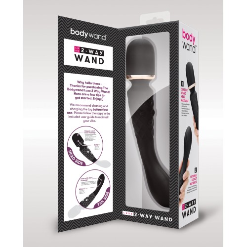 Bodywand Luxe Masajeador 2 Vías Negro