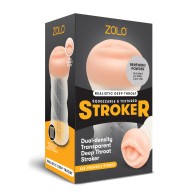 ZOLO Deep Throat Dual Density Stroker - Realistic Sensation