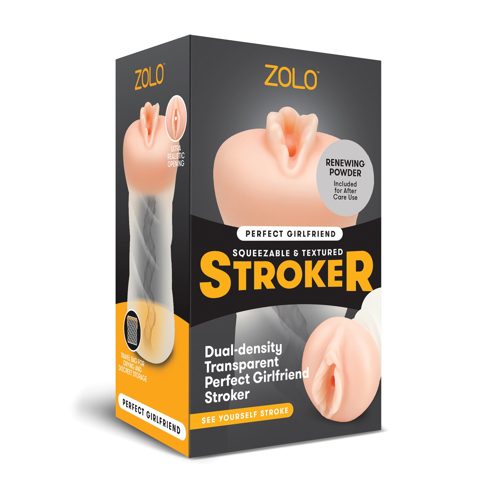 ZOLO Perfect Girlfriend Dual Density Stroker for Realistic Pleasure