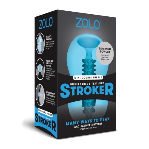 ZOLO Mini Doble Burbuja Estimulador para Placer Masculino