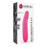 Dorcel Real Vibration S 6" Rechargeable Vibrator - Pink