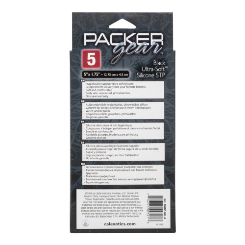 Packer Gear 5" Ultra Soft Silicone STP - Black