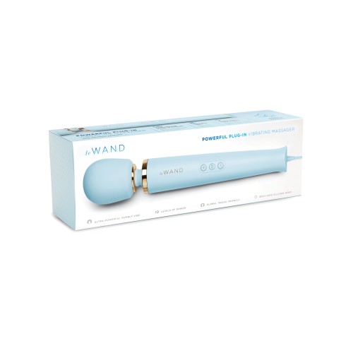 Le Wand Powerful Plug-In Vibrating Massager Sky Blue