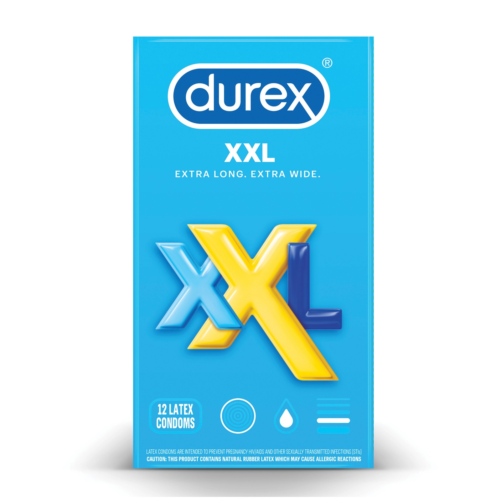 Condones Durex XXL Pack de 12