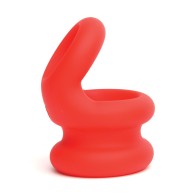 Sport Fucker Switch Hitter Anillo para Pene Estirador de Testículos Rojo