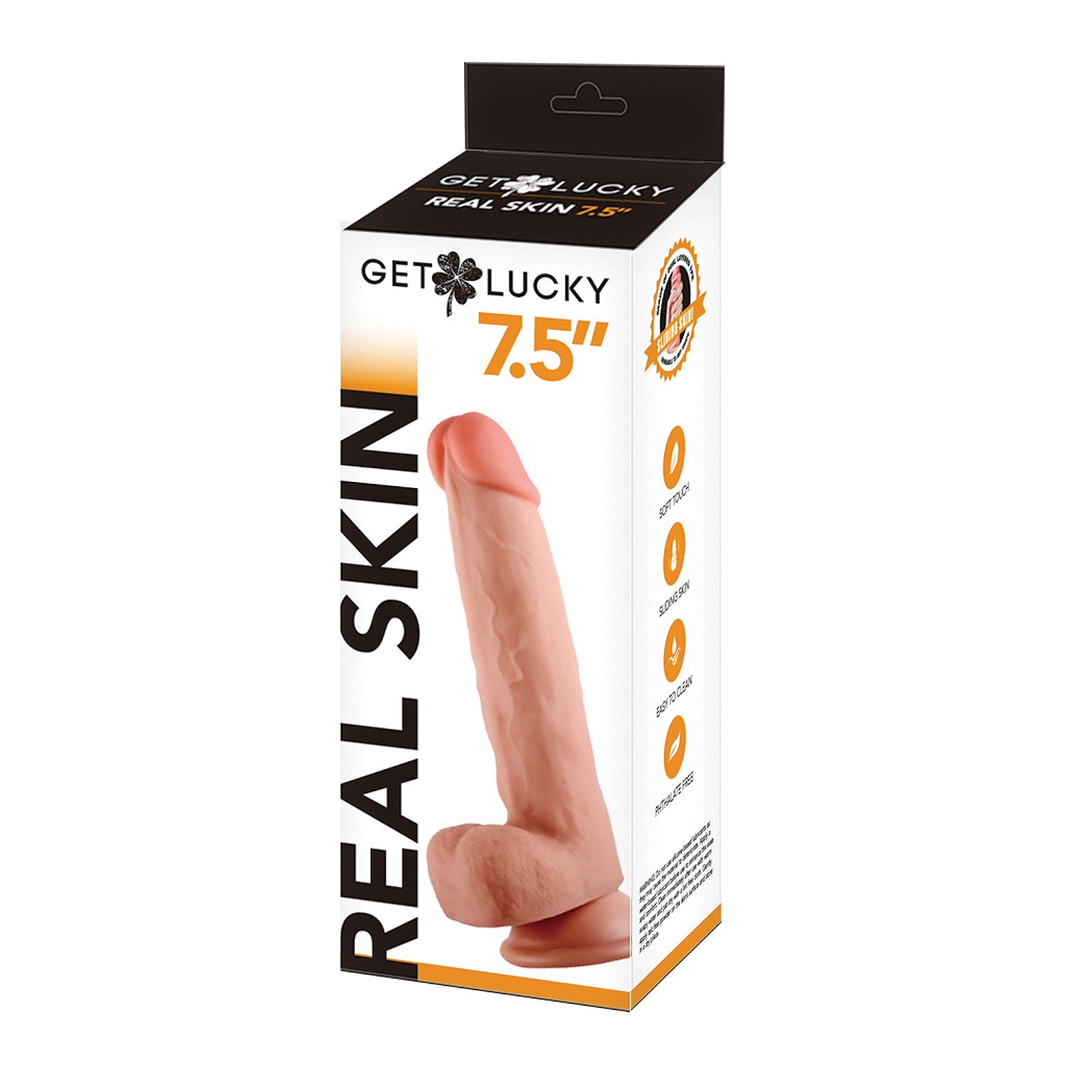 Get Lucky 7.5" Real Skin Series - Lifelike Pleasure