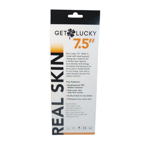 Get Lucky 7.5" Real Skin Series - Lifelike Pleasure