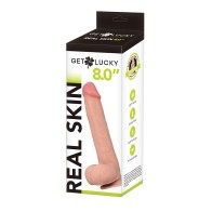 Get Lucky 8.0" Real Skin Series - Flesh