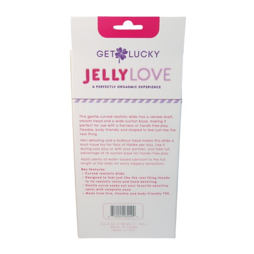 Get Lucky Dildo de 7" de la Serie Jelly