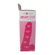 Get Lucky Dildo de 7" de la Serie Jelly