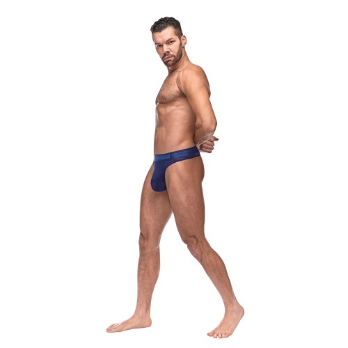 Diamond Mesh Bong Thong Azul para un Atractivo Estiloso