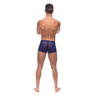 Diamond Mesh Mini Short - Blue MD