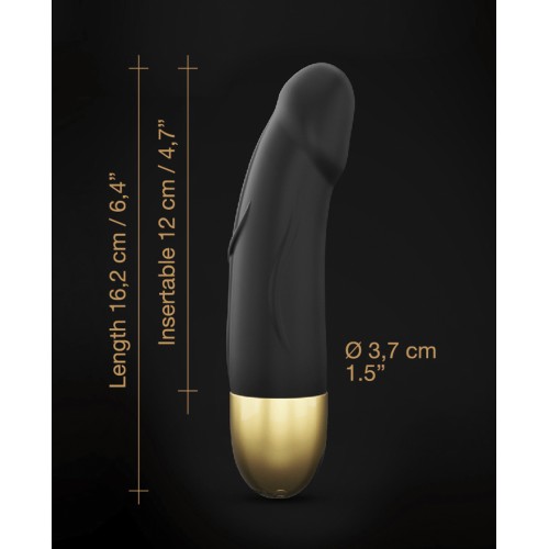 Dorcel Real Vibration S 6 Inch Rechargeable Vibrator 2.0 - Gold