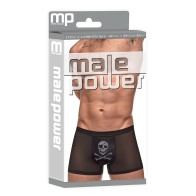 Private Screening Skull Pouch Shorts for Stylish Comfort