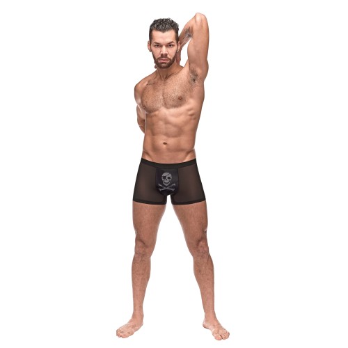 Private Screening Skull Pouch Shorts - Stylish Comfort