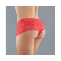 Adore Candy Apple Panty Red O/S