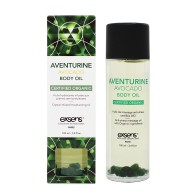 EXSENS Organic Body Oil with Aventurine for Luxurious Skin Care