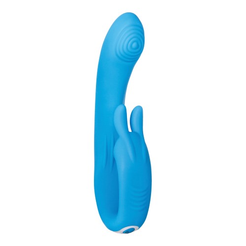 Vibrador Evolved Sea Breeze Bunny Dual Stim - Azul