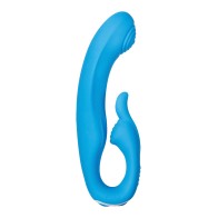 Vibrador Evolved Sea Breeze Bunny Dual Stim - Azul