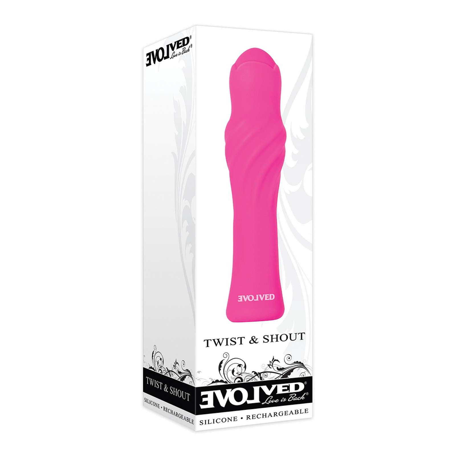 Evolved Twist Shout Rechargeable Bullet Pink