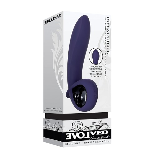 Vibrador Inflatable G Recargable Evolved