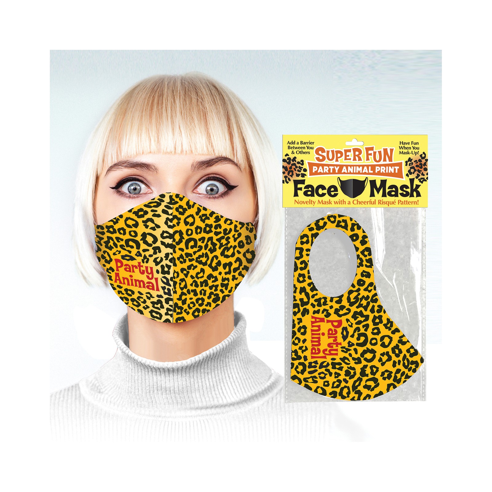 Fun Party Animal Print Mask