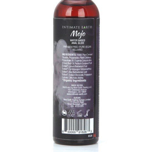 Intimate Earth Mojo Deslizante Anal Relajante a Base de Agua - 4 oz