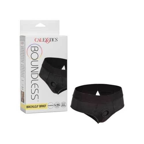 Boundless Backless Brief LXL Black - Ultimate Comfort