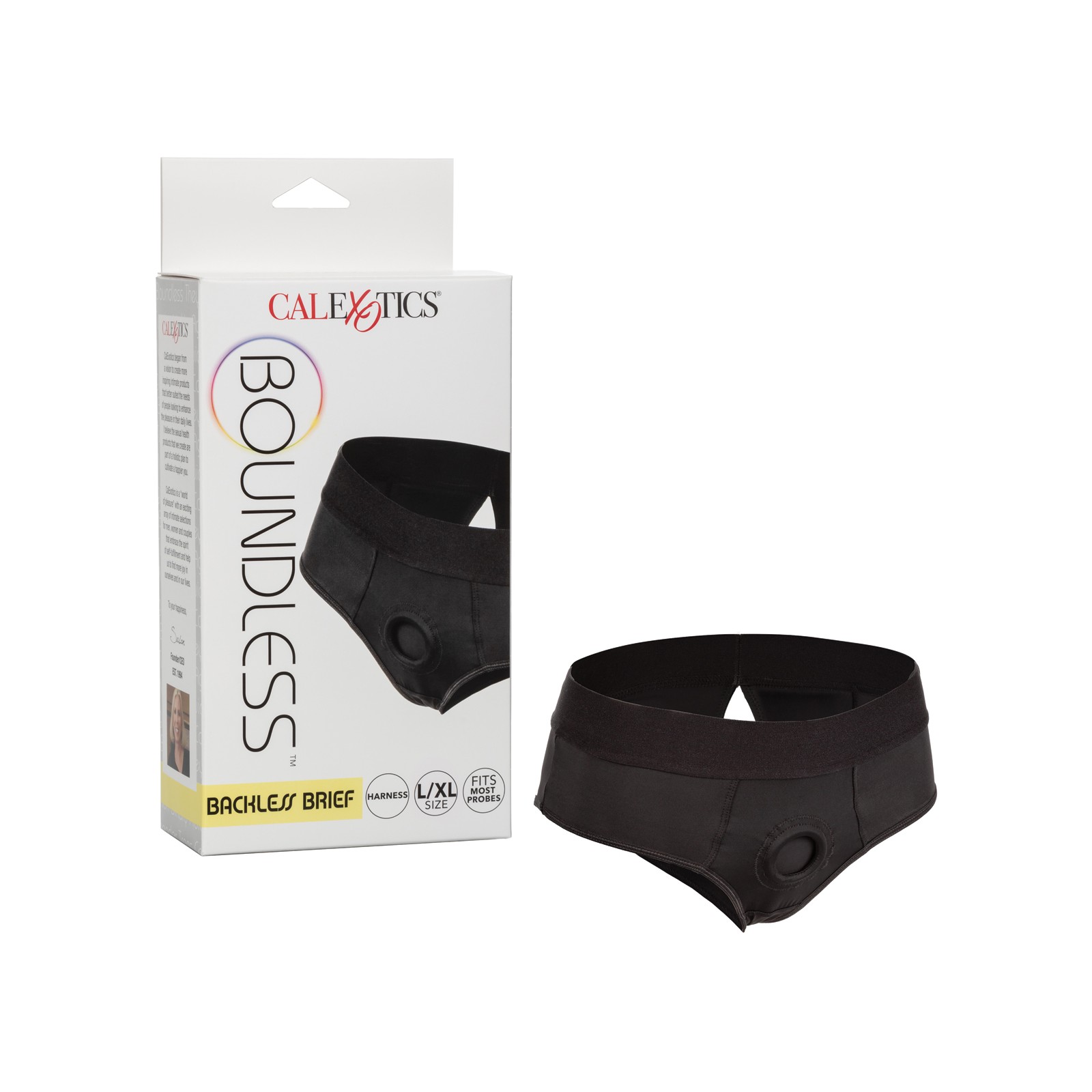 Boundless Backless Brief LXL Black - Ultimate Comfort