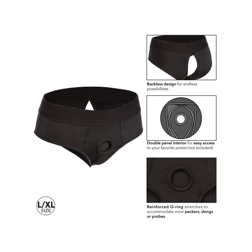 Boundless Backless Brief LXL Black - Ultimate Comfort