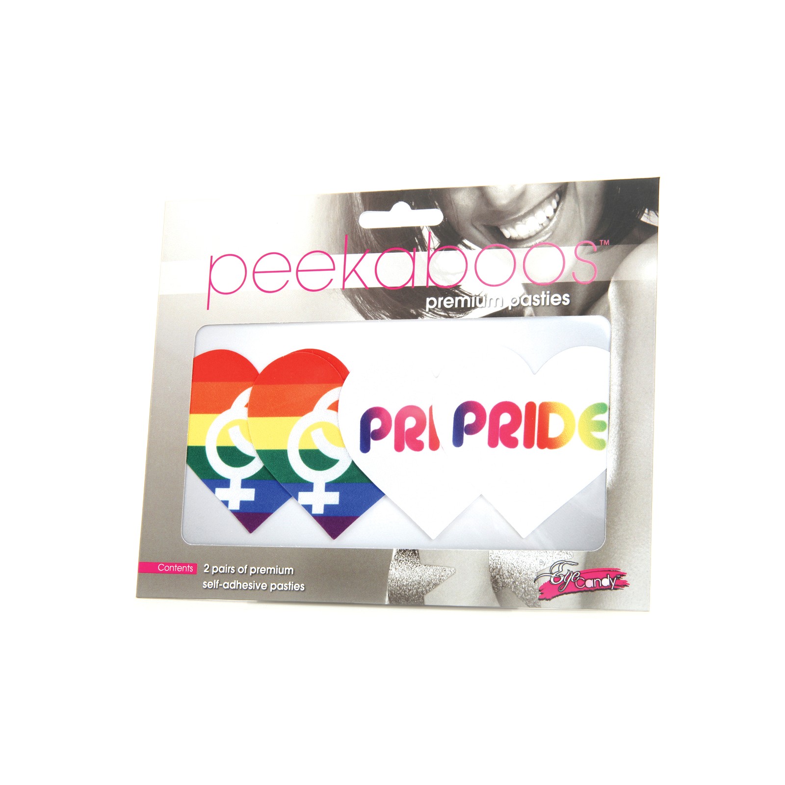 Peekaboos Premium Pasties - Pride Hearts