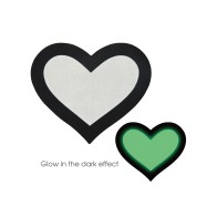 Peekaboo Glow in the Dark Hearts - Pack of 2