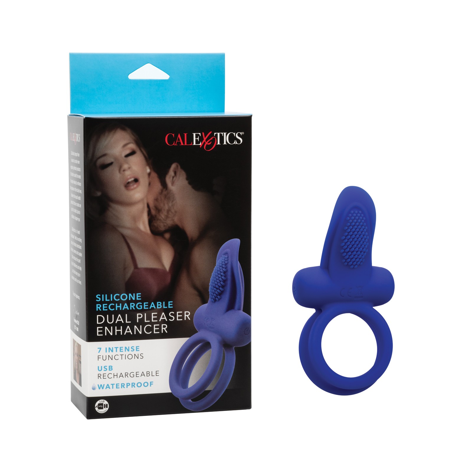 Couples Enhancers Dual Pleaser Blue