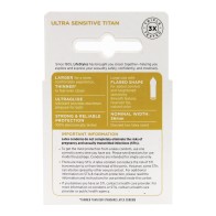 Lifestyles Ultra Sensitive Titan Condom - 3 Pack